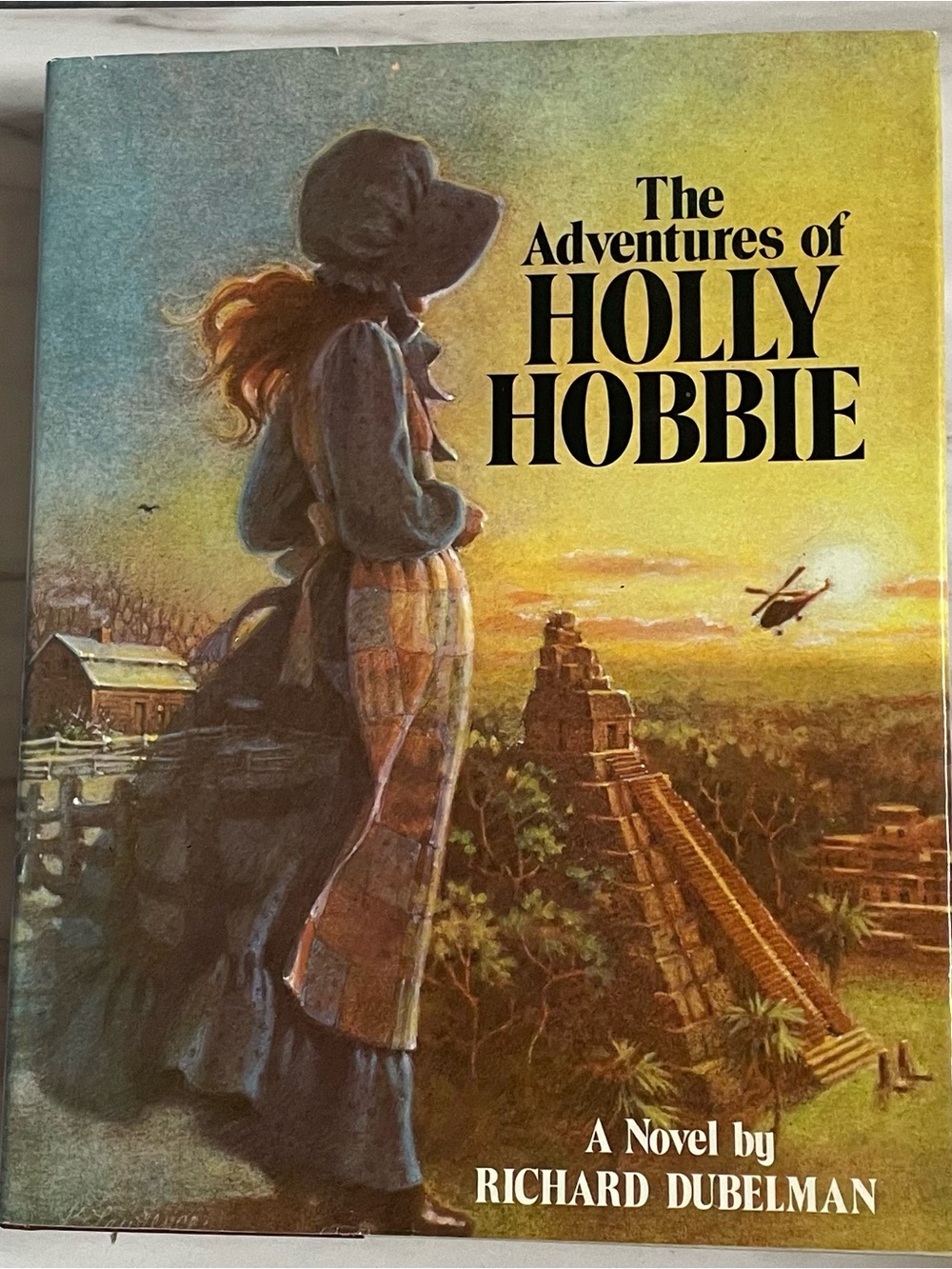 The Adventures of Holly Hobbie by - Vintage Cover Art Print (Blue, Brown)